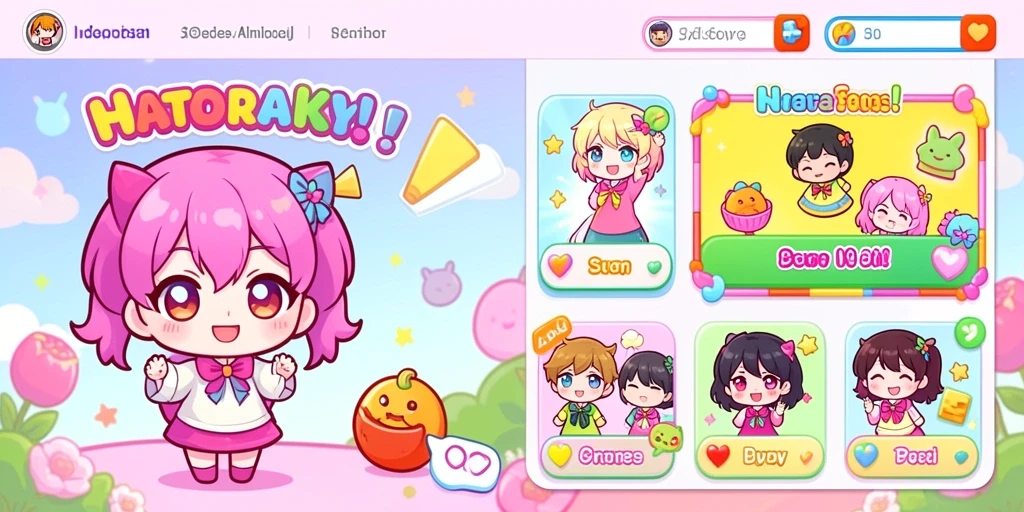 Screenshot menampilkan antarmuka permainan yang menarik dan intuitif.