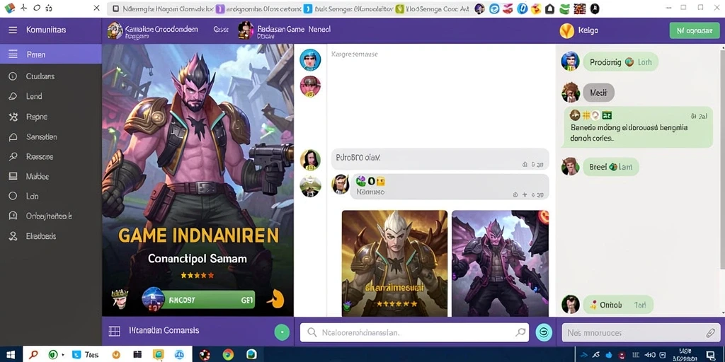 Tangkapan layar saat bermain multiplayer dengan teman.