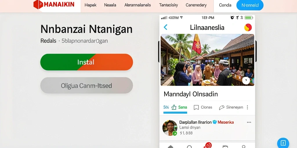 Tampilan menu yang user-friendly dan menarik.
