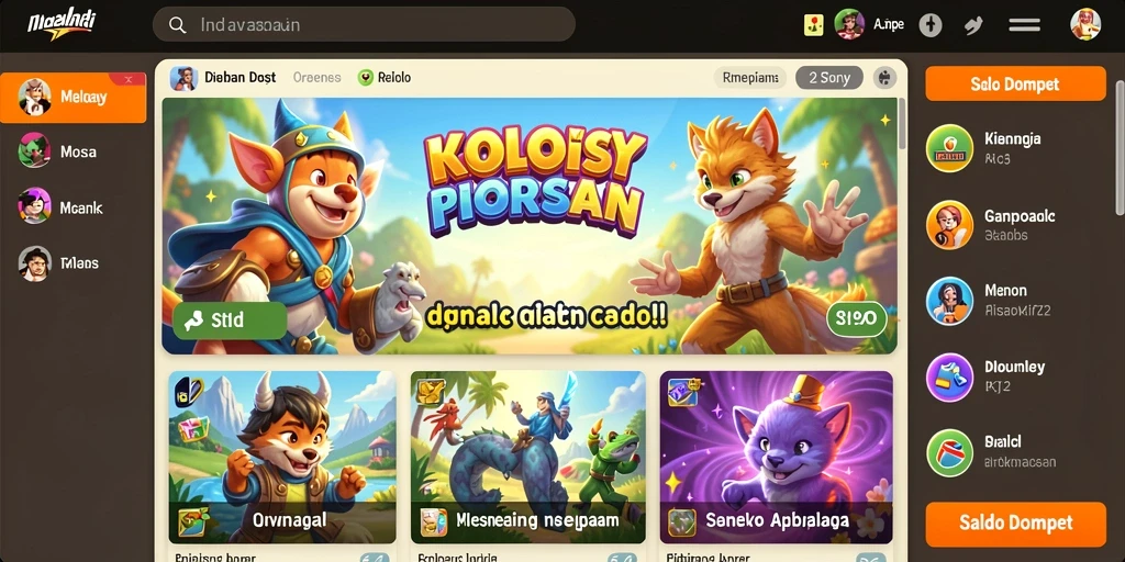 Koneksi komunitas yang interaktif dan seru.